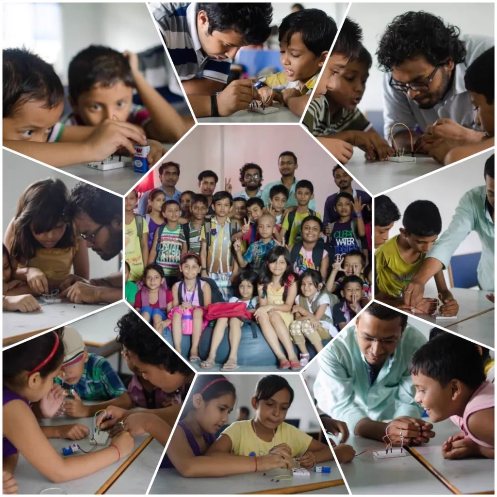 Summer Electronics Interaction Session at NITS Mirza (2014)